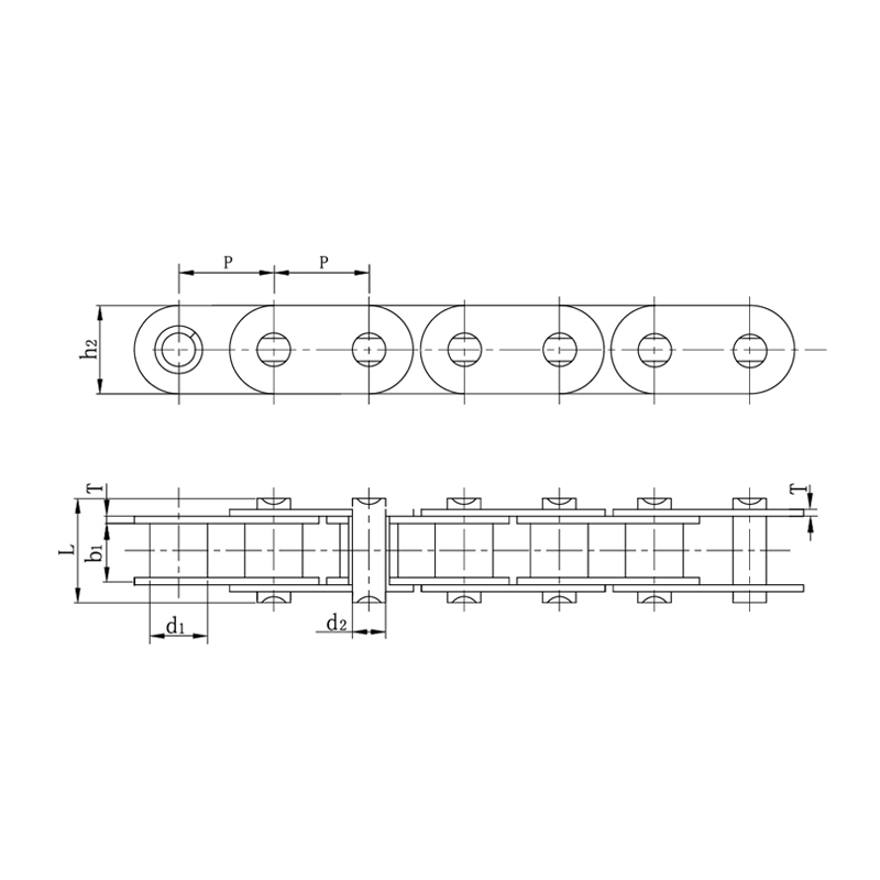 Slagmotstand tilpassbare timingkjeder for bilmotorer