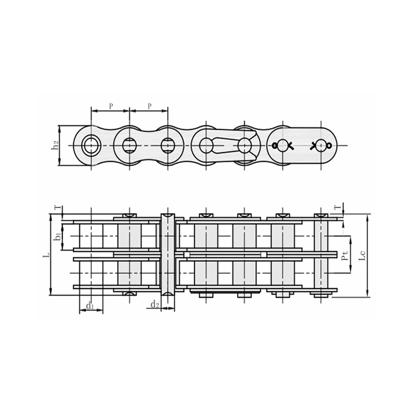 Parkeringskjede med høy strekkstyrke