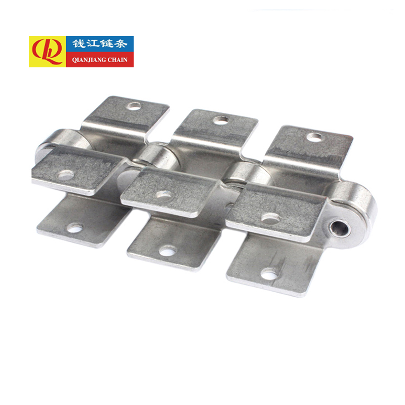 Rustfritt stål dobbel pitch transportbånd kjeder vedlegg
