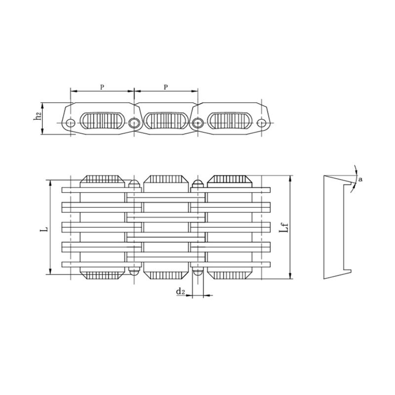 PIV trinnløs hastighetskjeder med glideblader